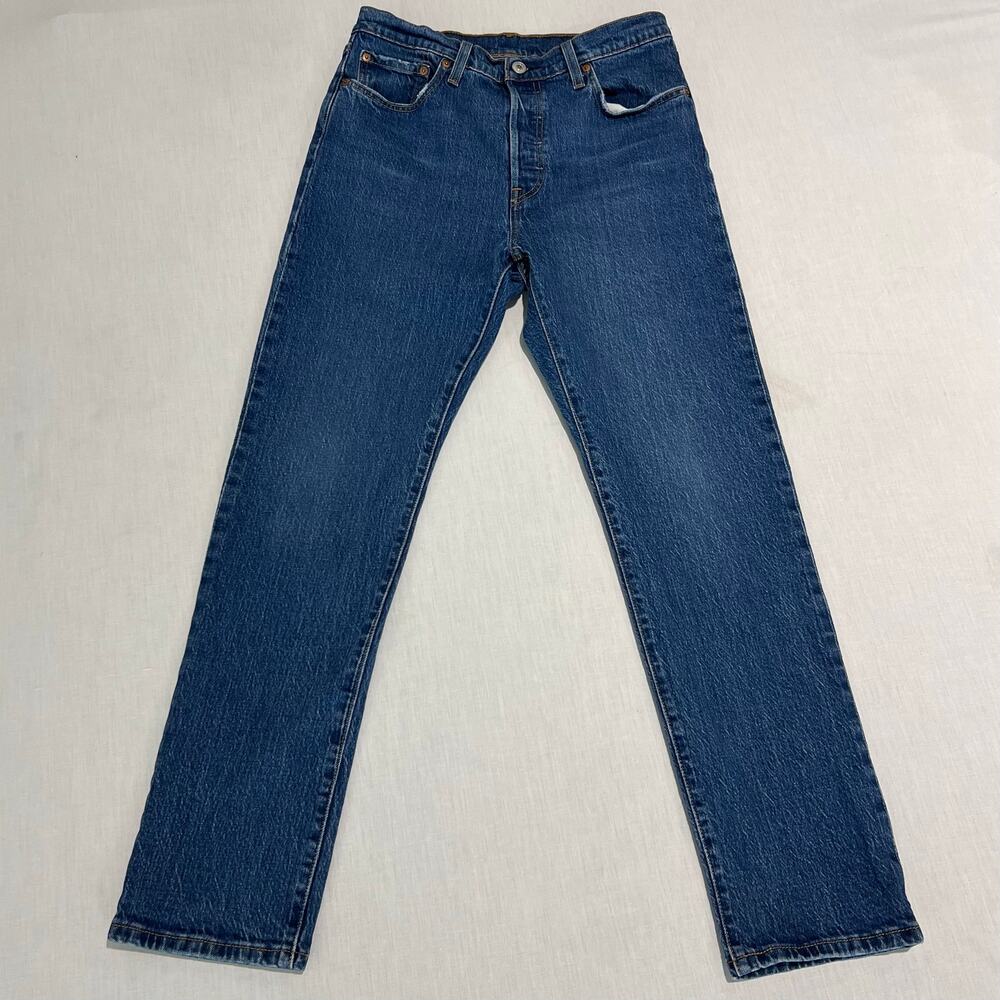 Levi's 501 Original Jeans Straight Leg Medium Wash Wmns Sz 29x30